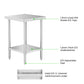 WB6-0600/A Stainless Steel Workbench
