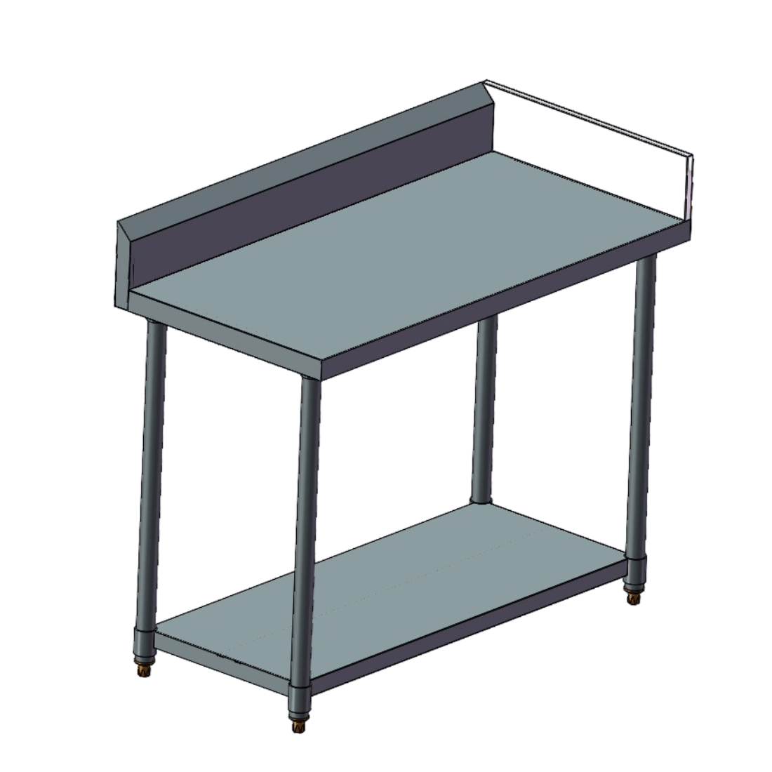 Modular Systems Splashback Extension for Premium 600 Series Bench – WBB6-SBL