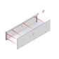 Modular Systems Splashback Extension for Premium 700 Series Bench WBB7-SBL