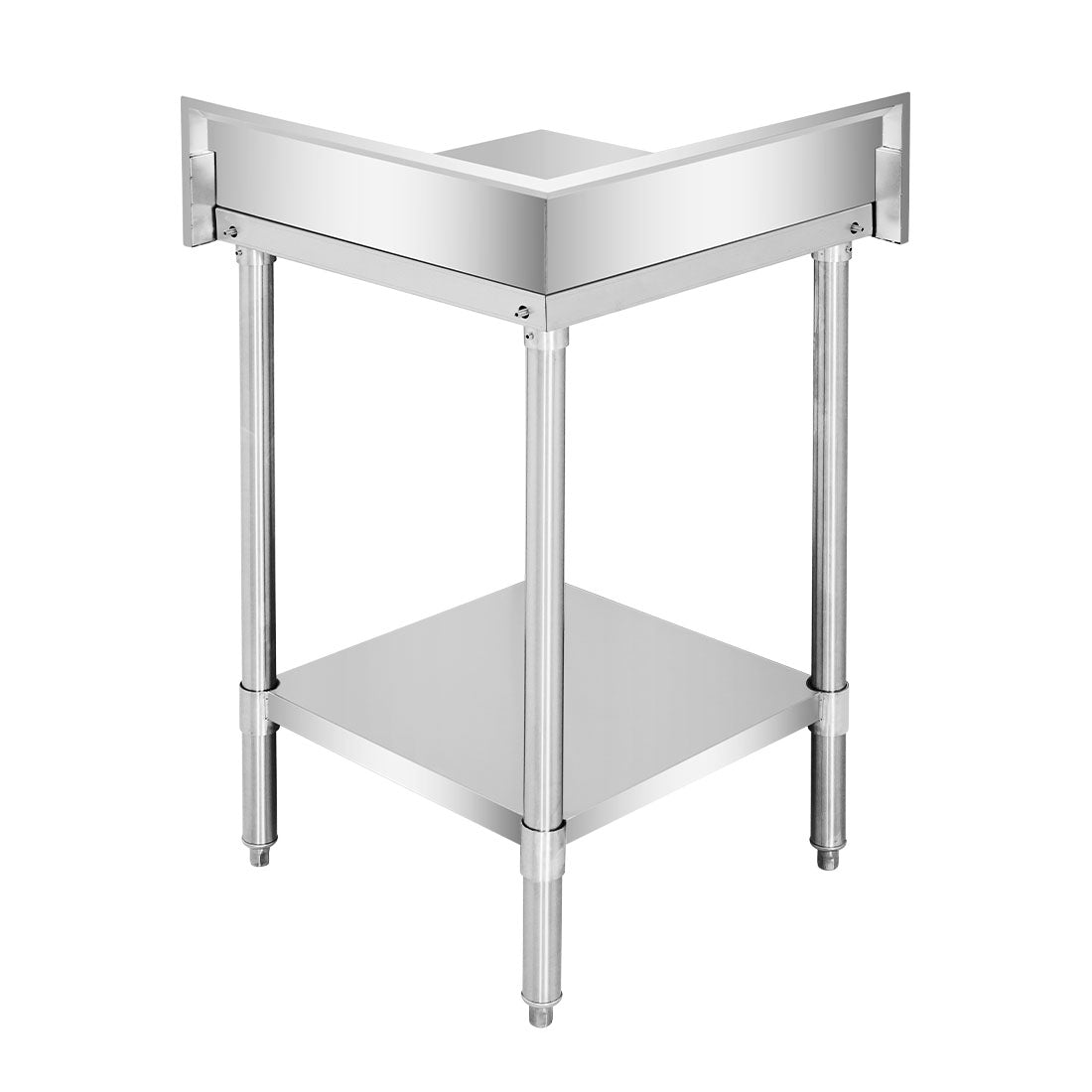 WBCB6-0600/A – Corner Workbench with 150mm Splashback & Undershelf