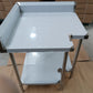 WBCB7-0900/A – Corner Workbench, 150mm Splashback & Undershelf 900x900x900mm