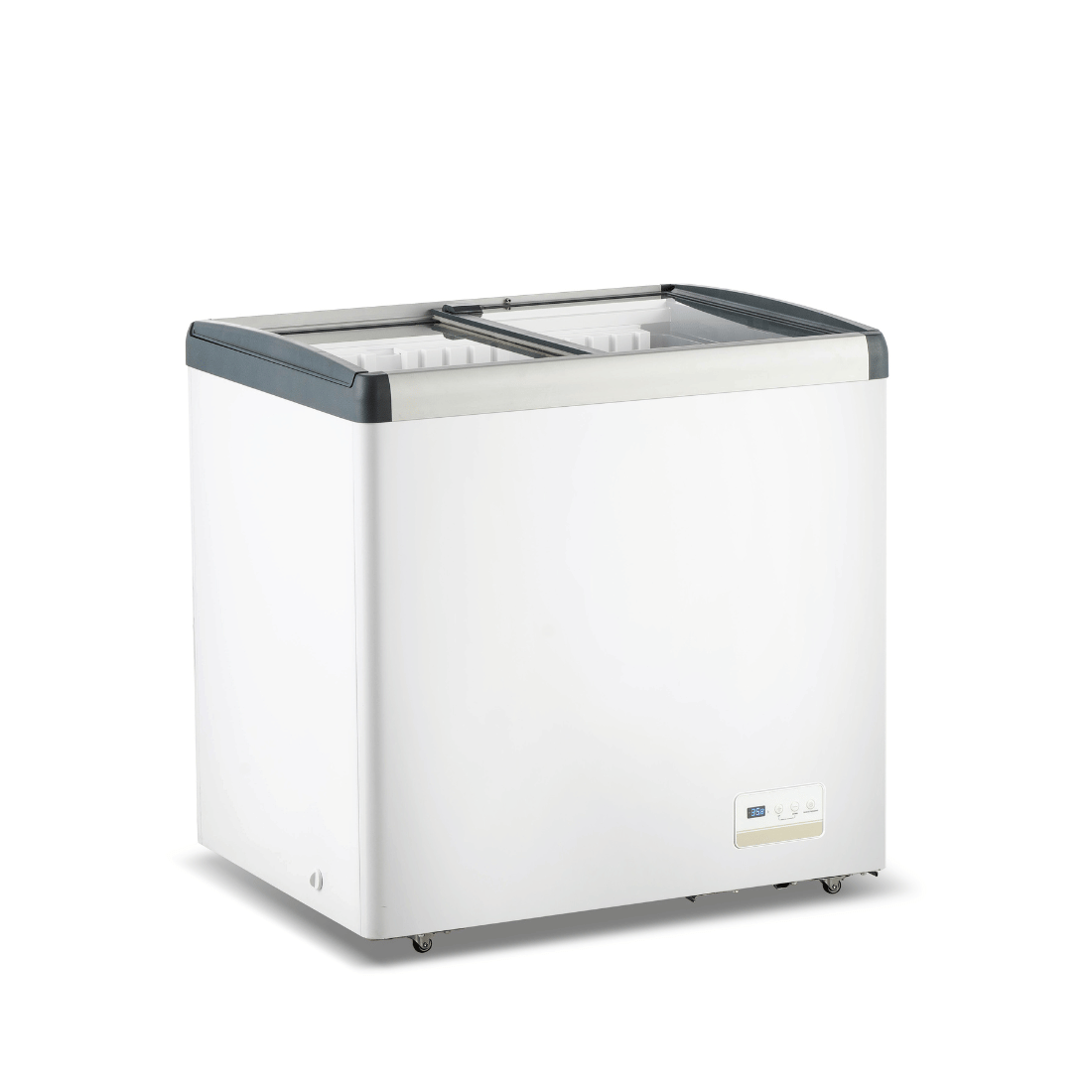 Thermaster 256L Chest Freezer with Flat Glass Sliding Lids – WD256G