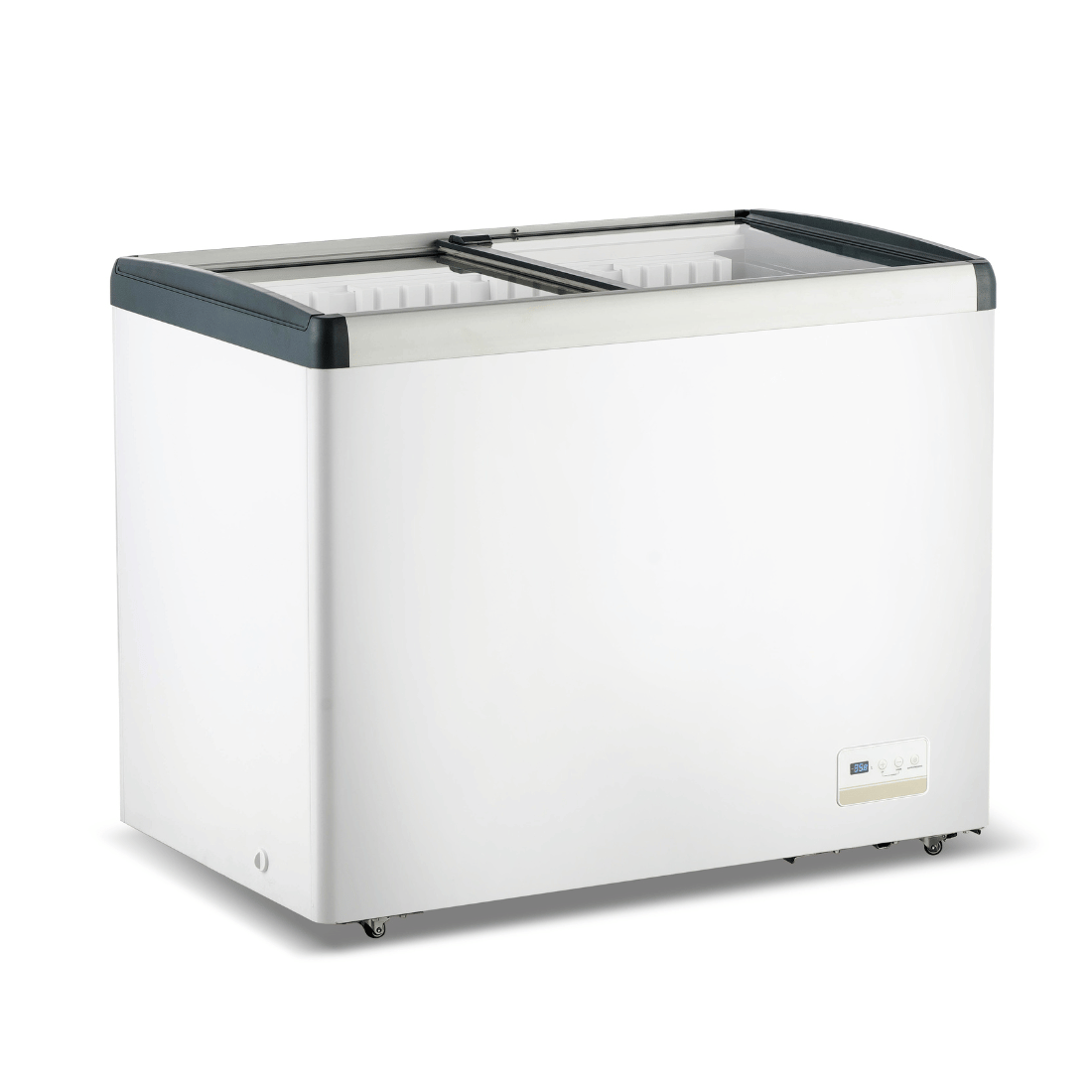 Thermaster 336L Chest Freezer with Flat Glass Sliding Lids – WD336G