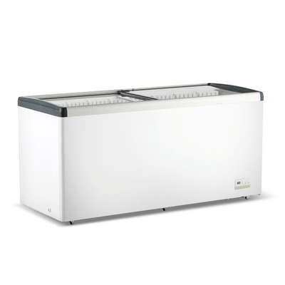 Thermaster 586L Chest Freezer with Flat Glass Sliding Lids – WD586G
