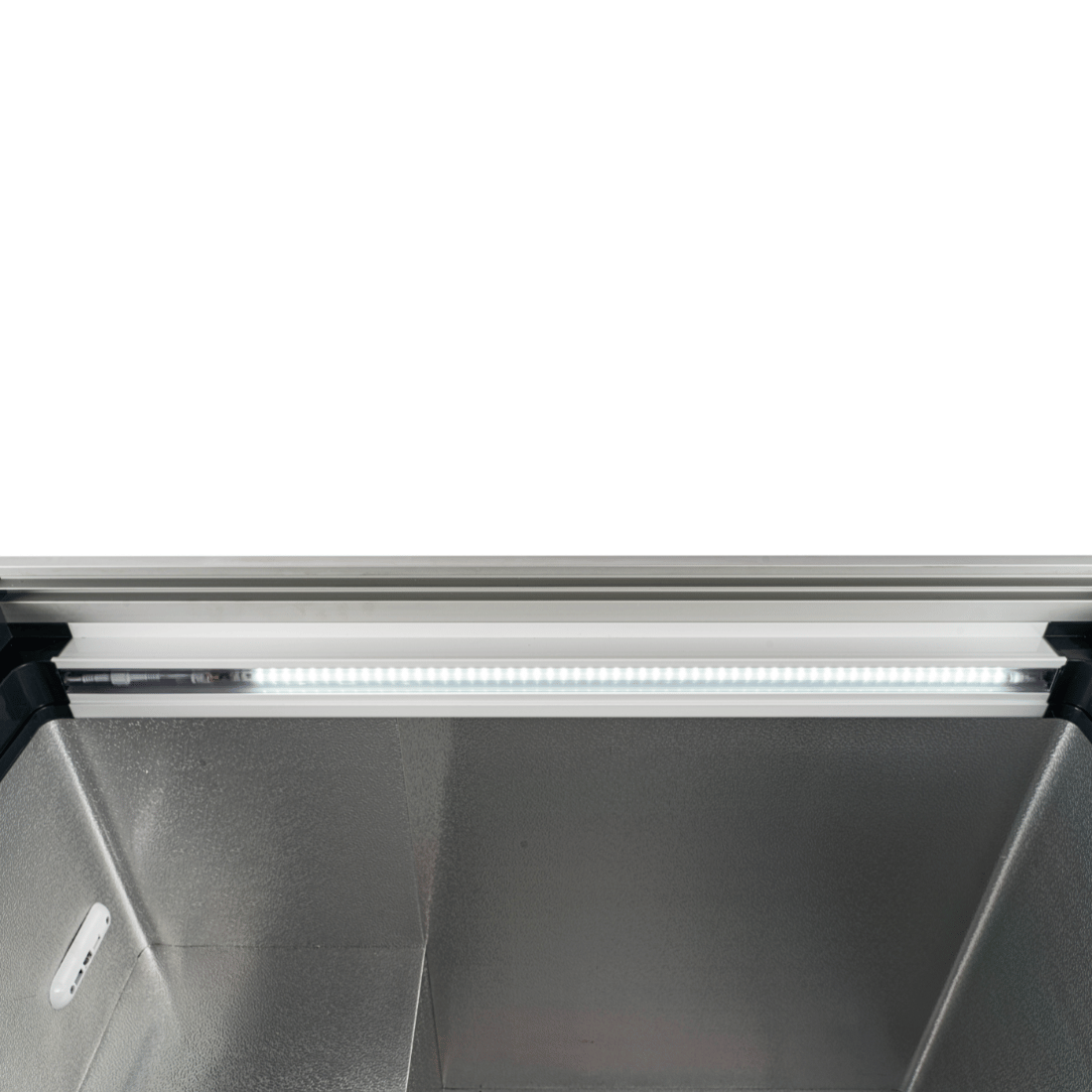 Thermaster 586L Chest Freezer with Flat Glass Sliding Lids – WD586G