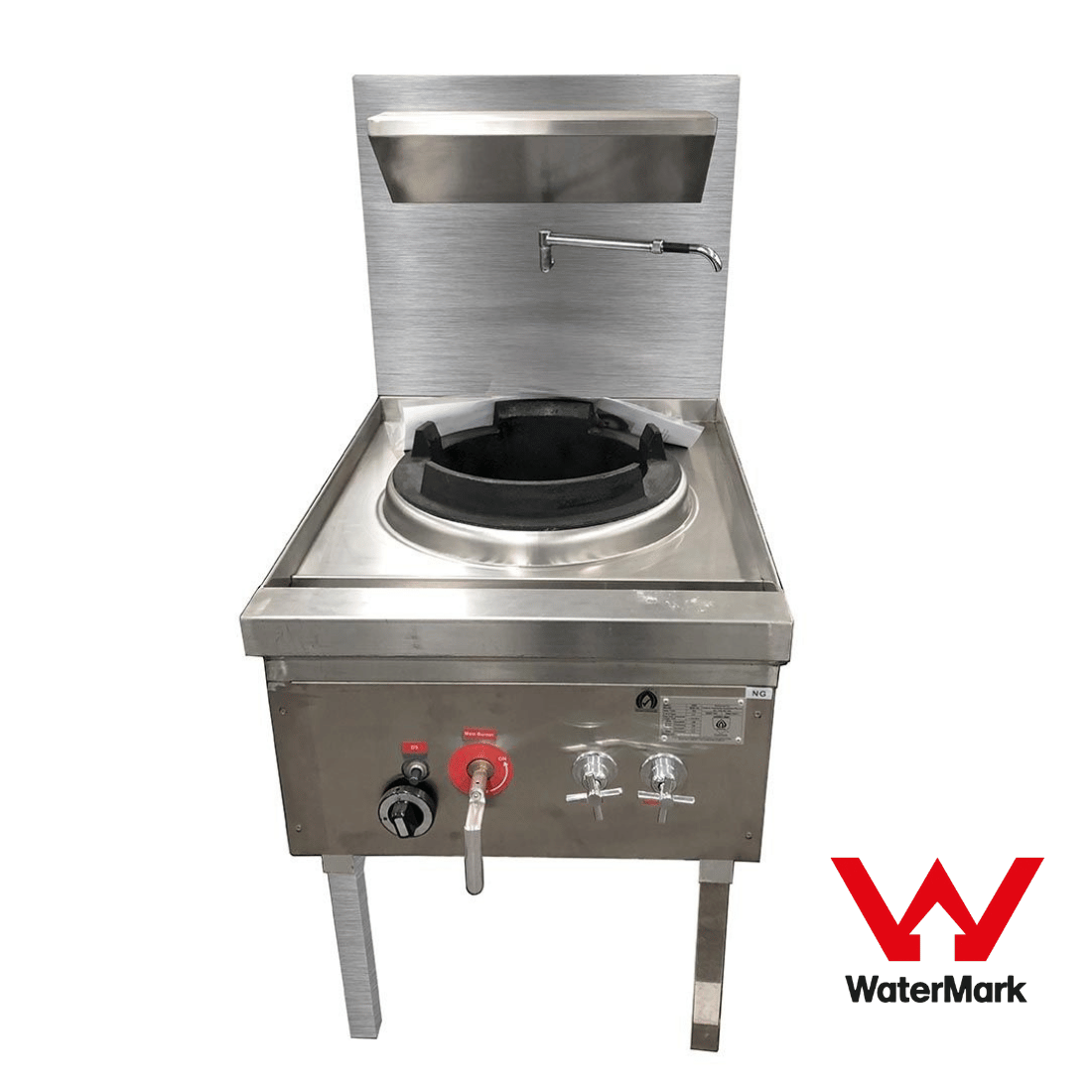 Gasmax Stainless Steel Waterless Nature Gas Single Wok – WW-1N
