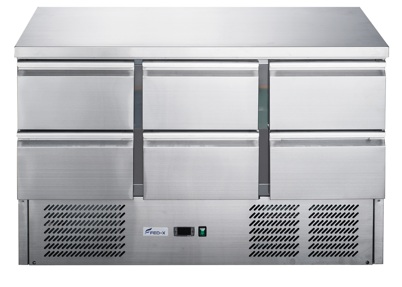 FED-X Six Drawer Salad Prep Fridge – XGNS1300D-6D
