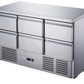 FED-X Six Drawer Salad Prep Fridge – XGNS1300D-6D