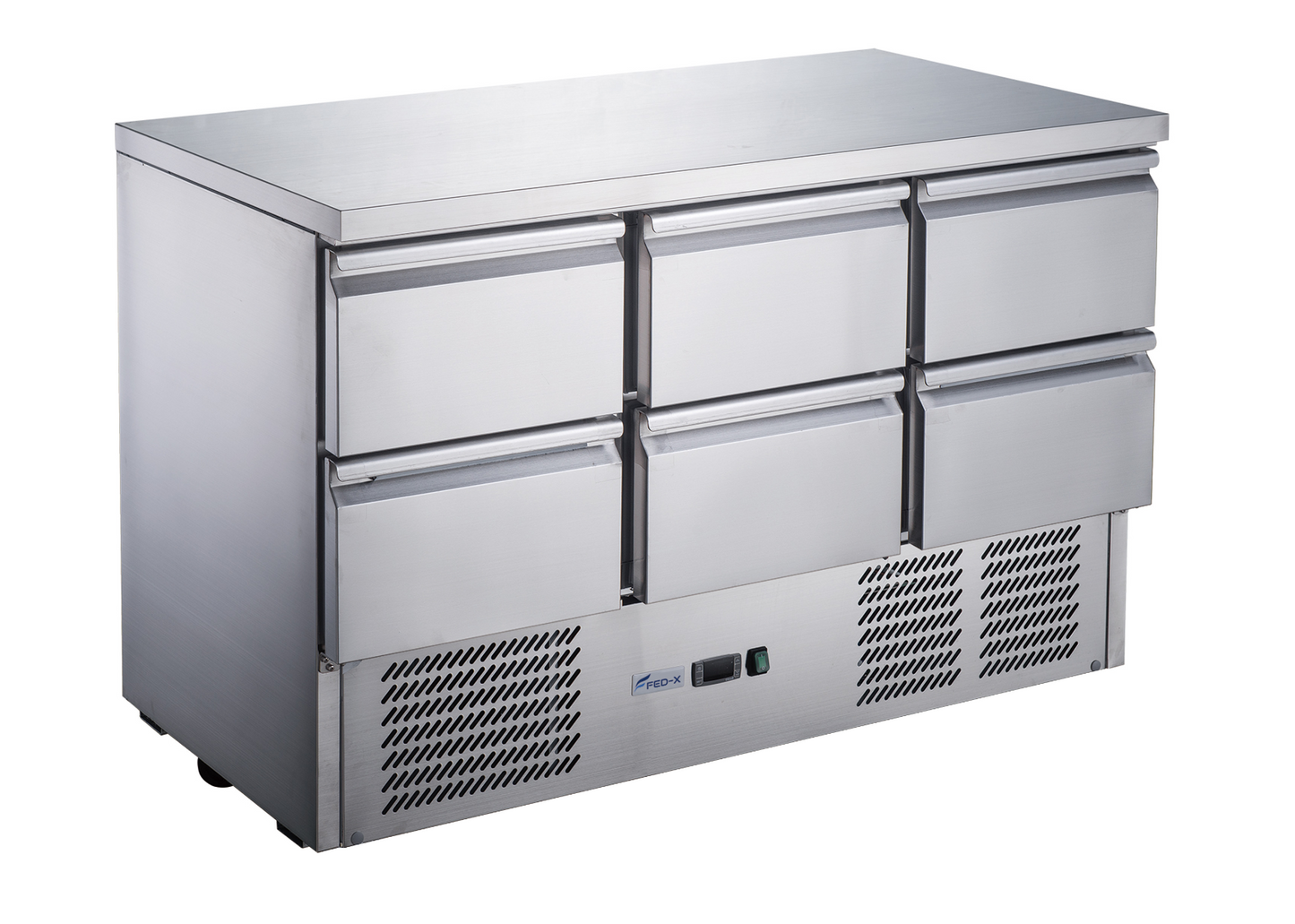 FED-X Six Drawer Compact Workbench Fridge – XGNS1300-6D