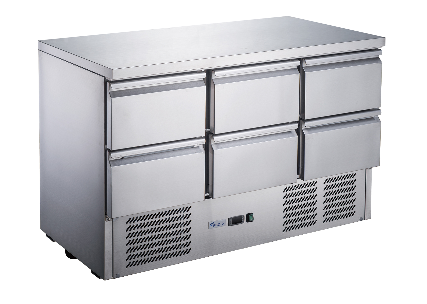FED-X Six Drawer Compact Workbench Fridge – XGNS1300-6D
