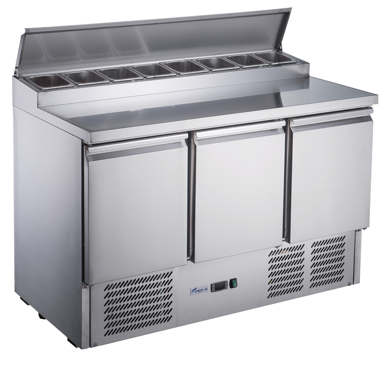 FED-X Three Door Salad Prep Fridge – XGNS1300D
