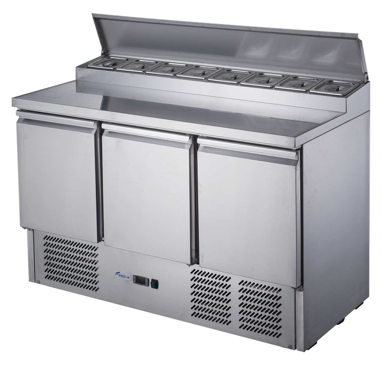 FED-X Three Door Salad Prep Fridge – XGNS1300D