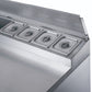 FED-X Three Door Salad Prep Fridge – XGNS1300D