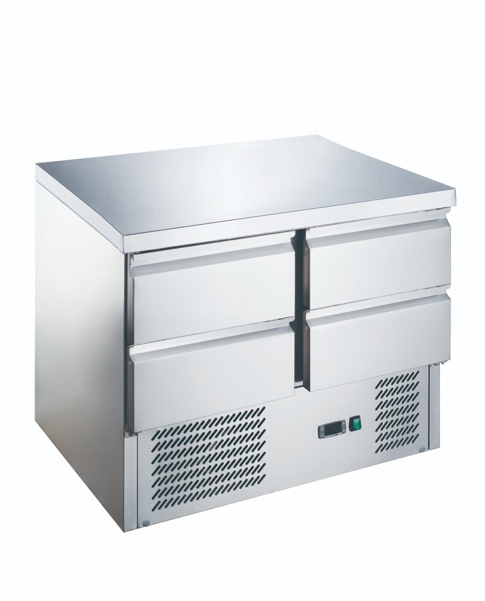FED-X Four Drawer Compact Workbench Fridge – XGNS900-4D