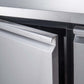 FED-X Three Door Salad Prep Fridge with Curve Glass Top – XTHP3100SALGC