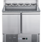 FED-X Two Door Salad Prep Fridge with Marble Top – XGNS900E