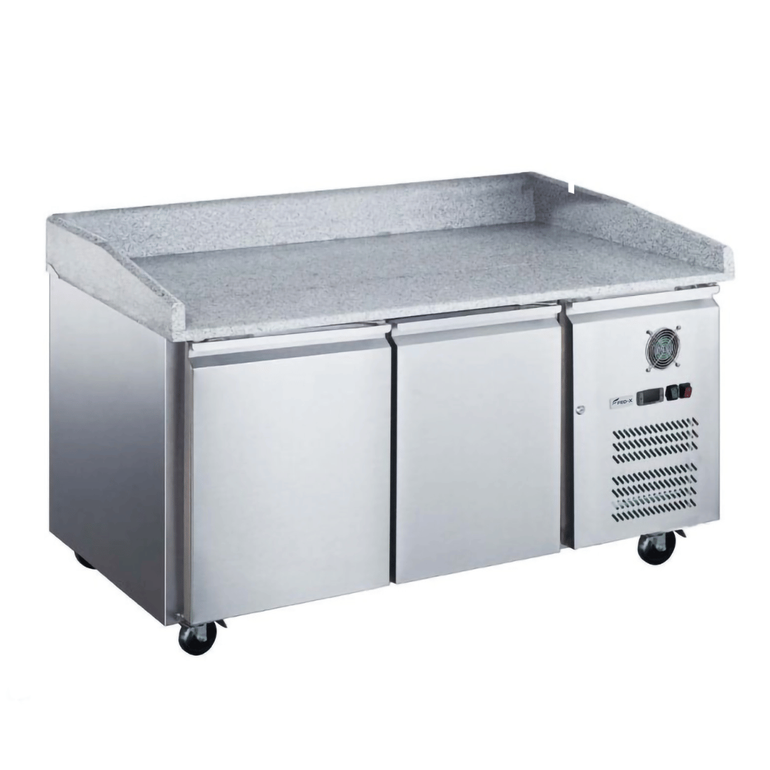 FED-X Two Door Standard Saladette On Castors – XPZ2600TN