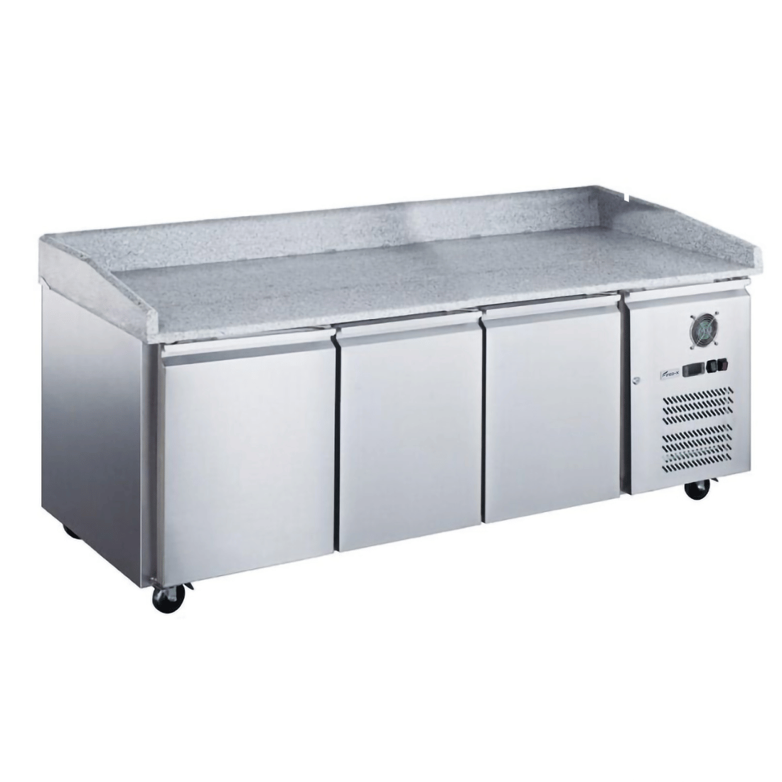 FED-X Three Door Standard Saladette On Castors – XPZ3600TN