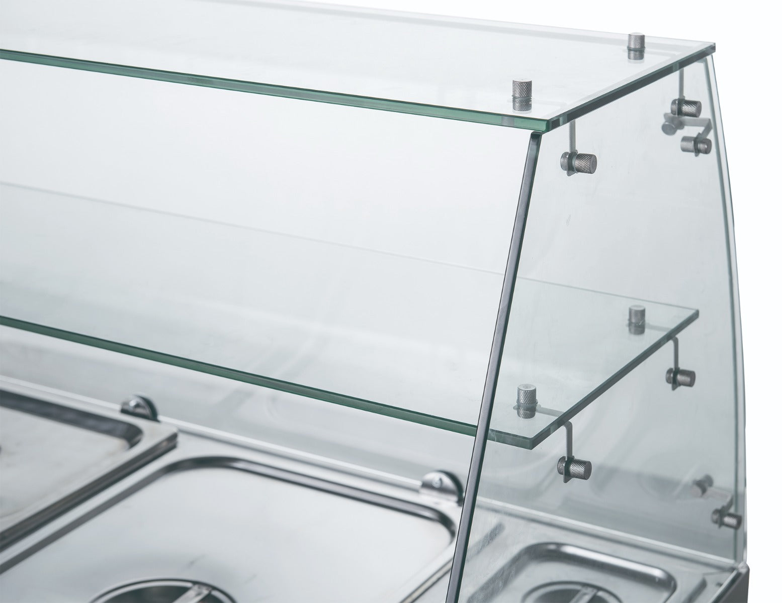 FED-X Three Door Salad Prep Fridge with Glass Top – XS903GC