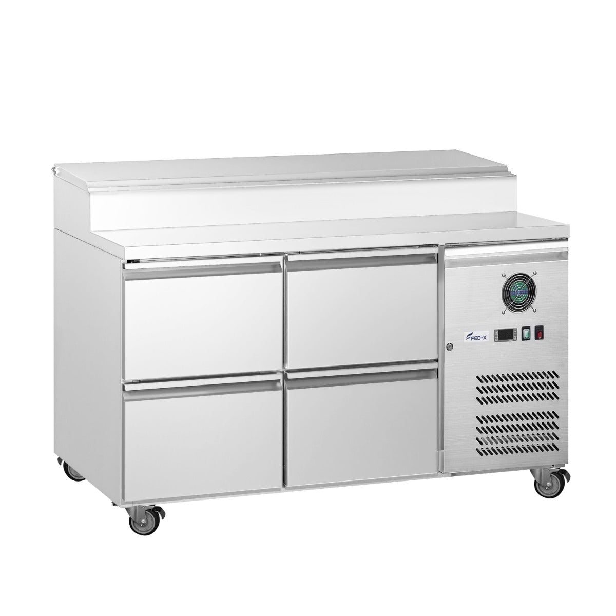FED-X S/S Four Drawer Sandwich Counter – XSS7C13S2V-4D