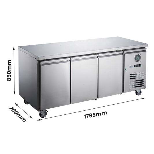 FED-X S/S Three Door Bench Fridge – XUB7C18S3V