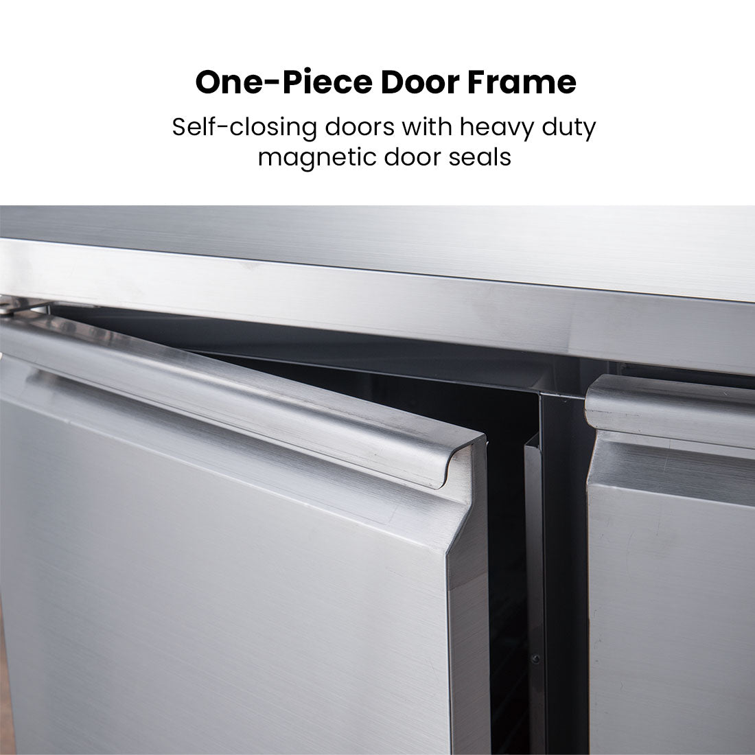 FED-X S/S Two Door Bench Fridge – XUB6C13S2V
