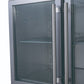 FED-X Three Glass Door Bench Fridge Stainless Steel – XUB6C18G3V