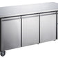 FED-X S/S Three Door Bench Freezer – XUB6F18S3V