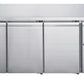 FED-X S/S Three Door Bench Freezer – XUB6F18S3V