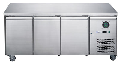 FED-X S/S Three Door Bench Freezer – XUB6F18S3V