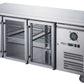 FED-X Three Glass Door Bench Fridge Stainless Steel – XUB7C18G3V