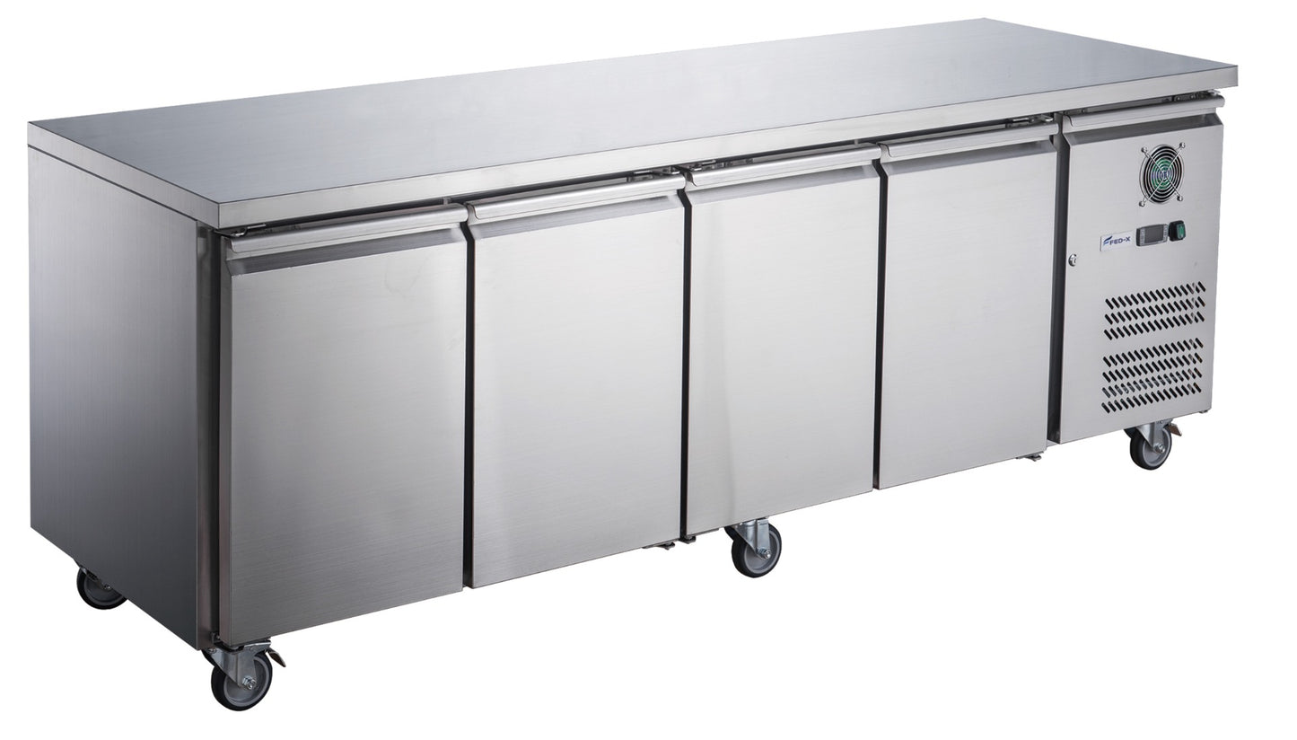 FED-X S/S Four Door Bench Fridge – XUB7C22S4V
