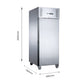 FED-X S/S Single Full Door Upright Fridge – XURC400SFV