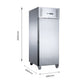 FED-X S/S Single Full Door Upright Fridge – XURC600SFV