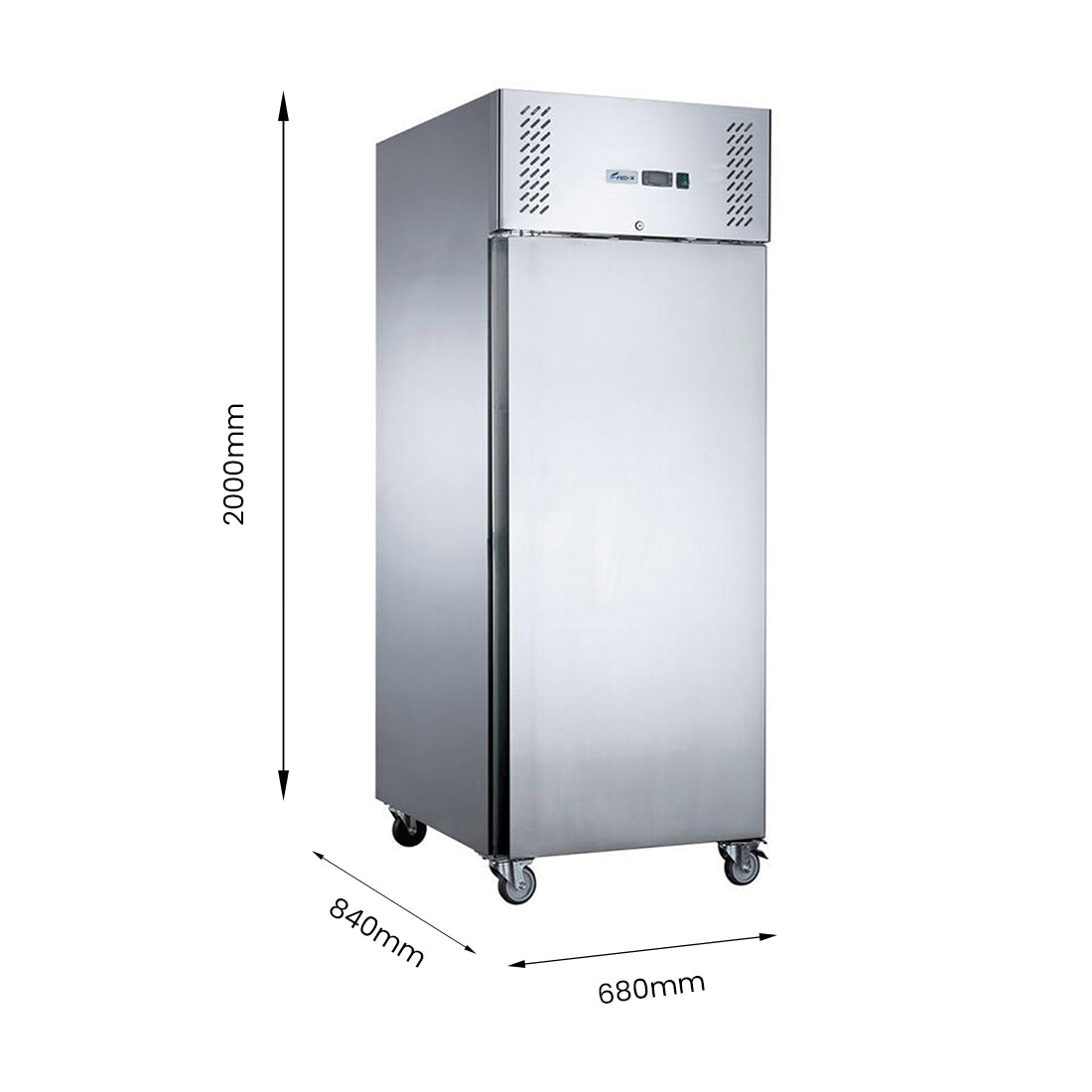 FED-X S/S Single Full Door Upright Freezer – XURF600SFV