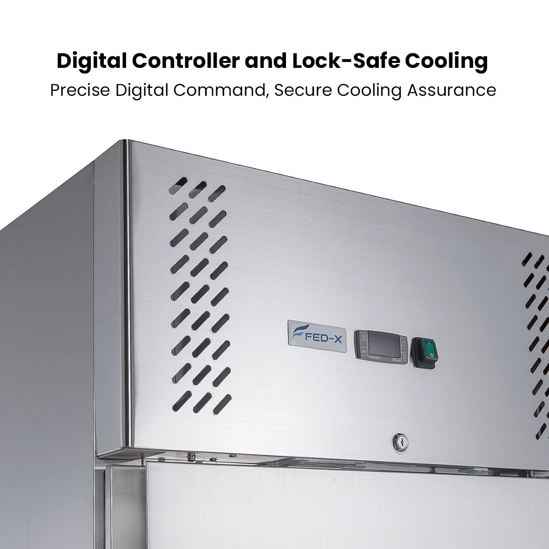 FED-X S/S Single Full Door Upright Fridge – XURC600SFV