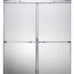 FED-X S/S Split Four-Door Upright Freezer – XURF1410S2V