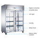 FED-X S/S Two Full Glass Door Upright Freezer – XURF1200G2V