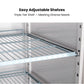 FED-X S/S Two Full Glass Door Upright Freezer – XURF1200G2V