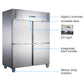 FED-X S/S Split Four-Door Upright Fridge – XURC1200S2V