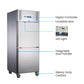 FED-X S/S Two Door Upright Fridge – XURC600S1V