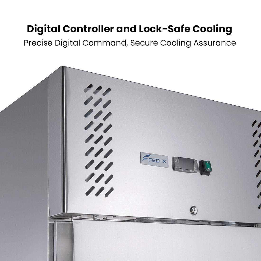 FED-X S/S Split Two-Door Upright Freezer – XURF650S1V
