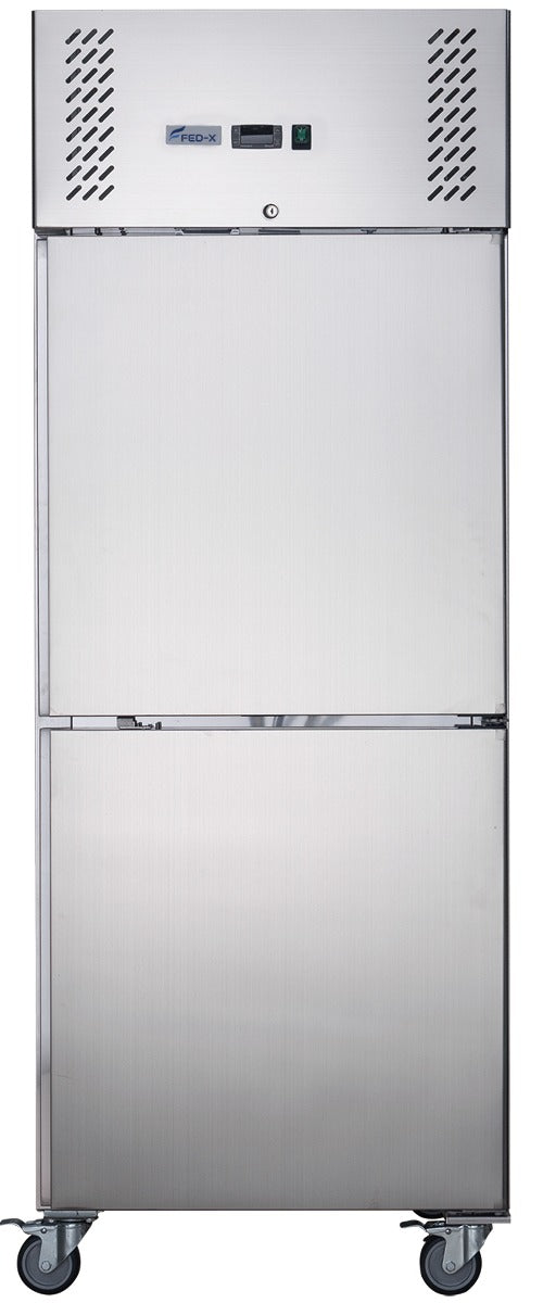 FED-X S/S Split Two-Door Upright Freezer – XURF650S1V