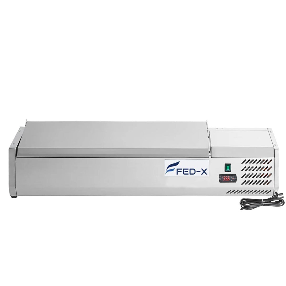 FED-X Salad Bench with Stainless Steel Lid – XVRX1200/380S