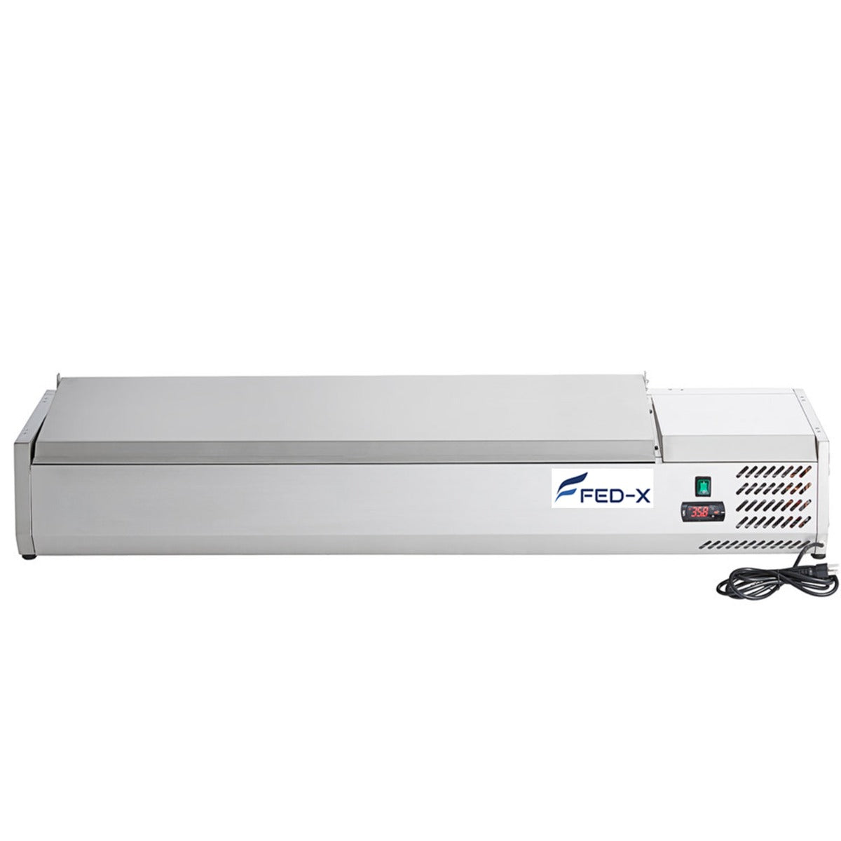 FED-X Salad Bench with Stainless Steel Lid – XVRX1500/380S