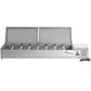 FED-X Salad Bench with Stainless Steel Lids – XVRX2000/380S